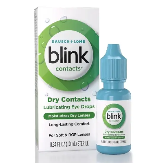 Blink Contact Eye Drops for Dry Lenses - 0.34 fl oz image {8}