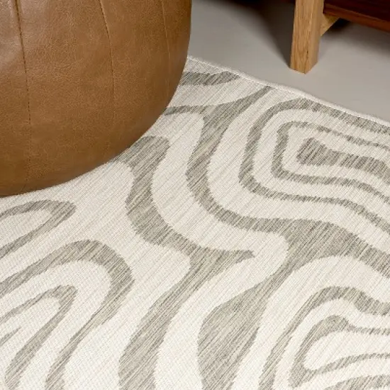 JONATHAN Y Eryx Modern Bohemian Abstract Organic Reversible Machine-Washable Indoor/Outdoor Area Rug image {6}