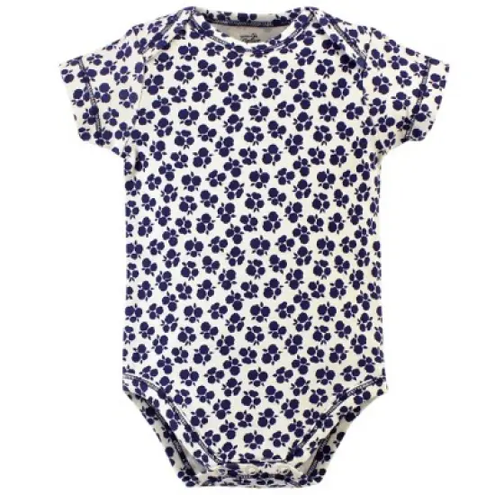 Touched by Nature Baby Girl Organic Cotton Bodysuits 5pk, Blossoms image {1}