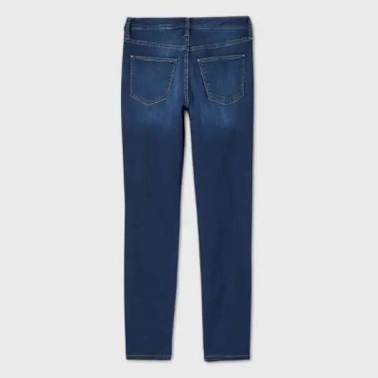 Women's Mid-Rise Skinny Jeans - Universal Thread&trade; Blue image {4}