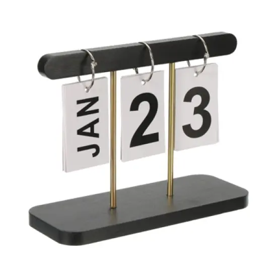 Unique Bargains Wooden Flip Desk Calendar 1 Pc image {6}