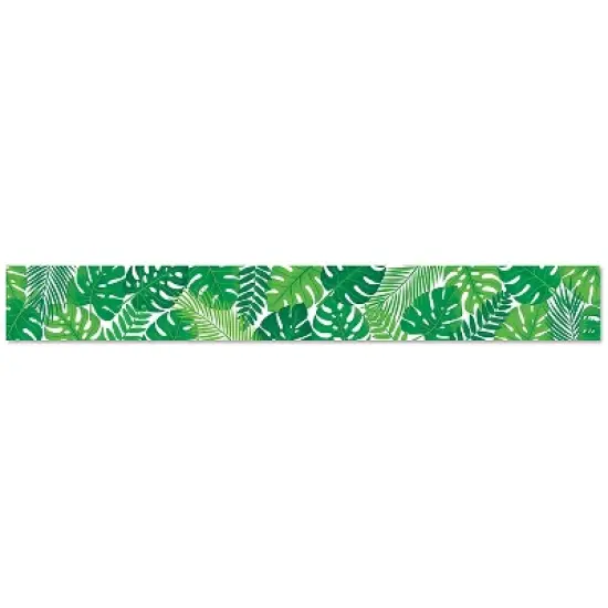 Creative Teaching Press EZ Border 3" x 48' Green Tropical Leaves 3/Pack (CTP10480-3) image {1}