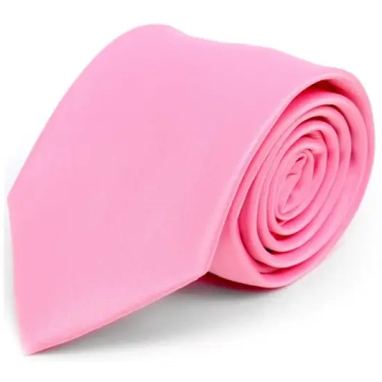 Men's Classic Solid Color Wedding Neck Tie image {21}