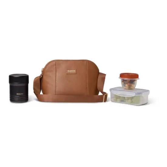 Igloo Luxe Crossbody Cooler Bag - Cognac image {4}