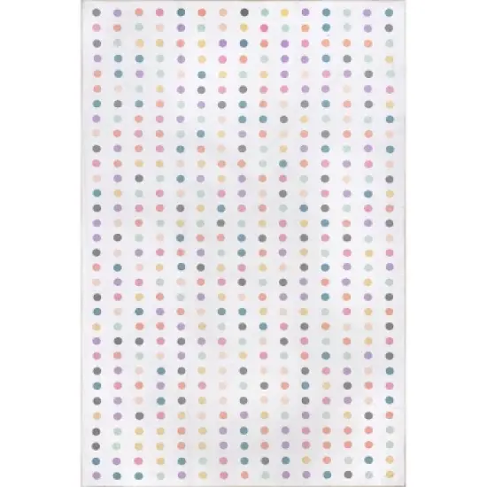 nuLOOM Larissa Machine Washable Kids Polka Dot Area Rug image {12}