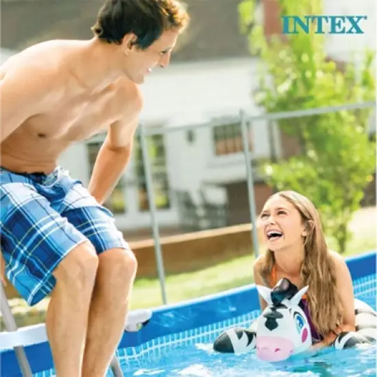 Intex Round Above Ground Swimming Pool Cover, (Pool Cover Only) image {5}