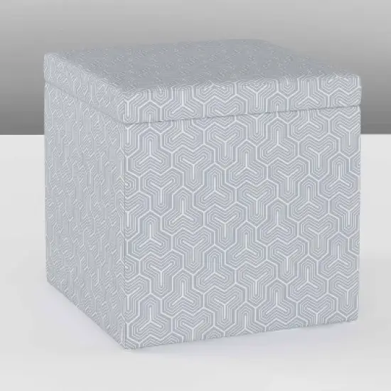 Plano Storage Ottoman in Geometric - Skyline Furniture image {6}