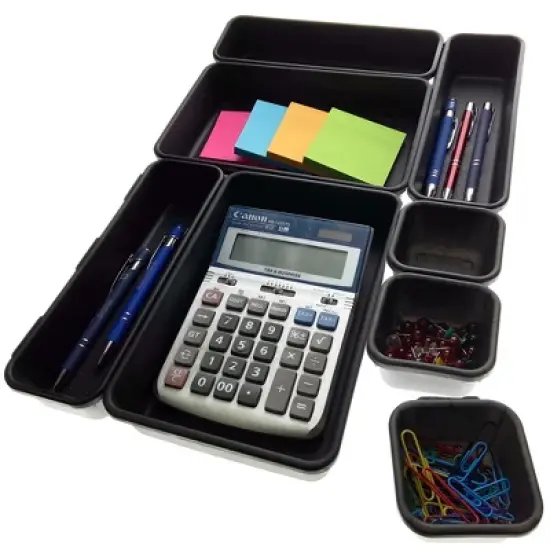 OnDisplay 8pc Interlocking Drawer Organization System image {10}