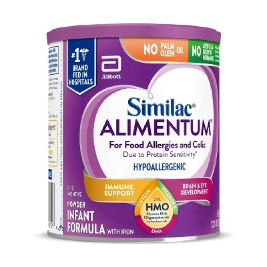 Similac Alimentum Non-GMO Hypoallergenic Powder Infant Formula - 12.1oz image {1}