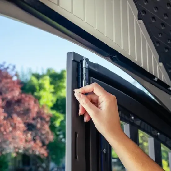 Lifetime 10 ft. x 8 ft. Side Entry Outdoor Storage Shed (60466) image {8}