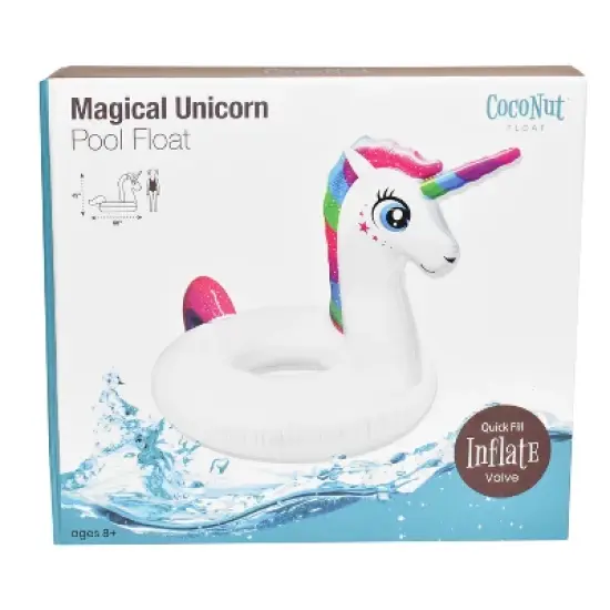 CocoNut Float Magical Unicorn Pool Float image {2}