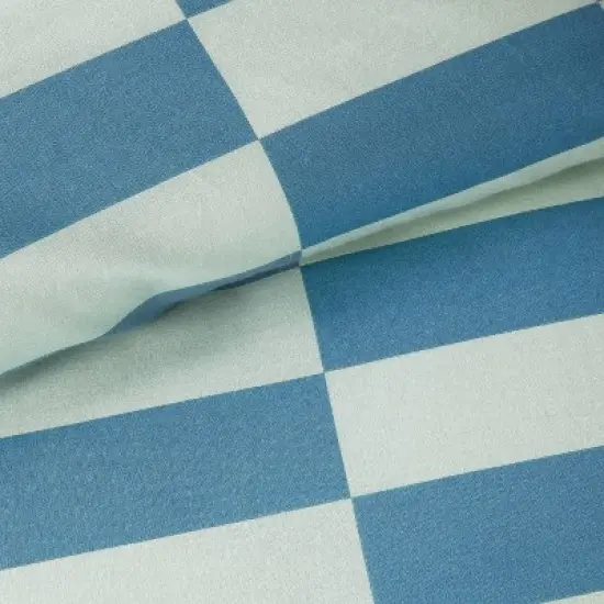 Checkers Kids' Duvet Cover Teal Blue - Pillowfort&trade; image {3}