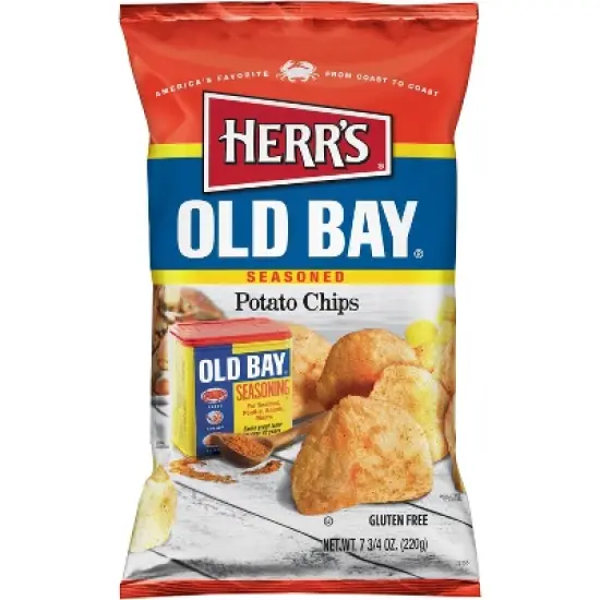 Herr's Old Bay Potato Chips - 7.75oz image {7}