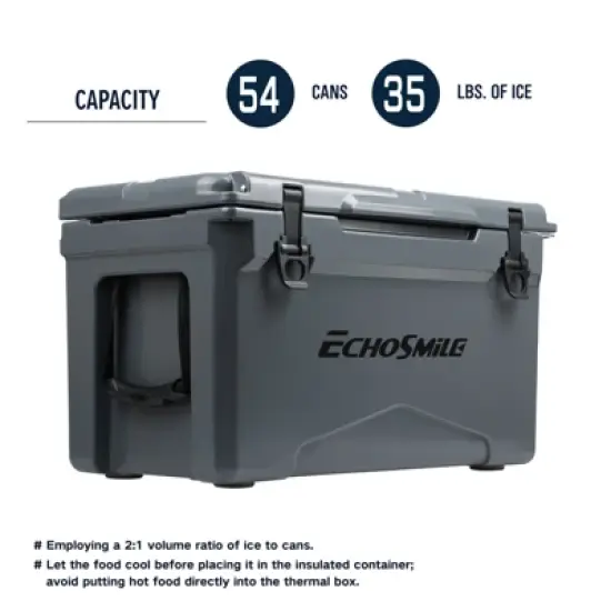 35Qt New Gray Insulated Box image {2}