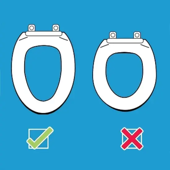 Carex Toilet Seat Elevator - For Elongated Toilet Seats - White image {2}