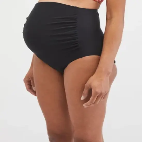 Beach Bump&trade; High Waist Bikini Bottom UPF 50+ | Motherhood Maternity image {7}
