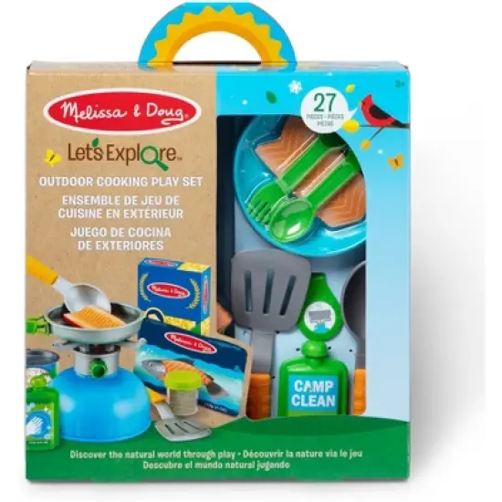 Melissa & Doug Let's Explore Outdoor Cooking Play Set - 27pc image {1}