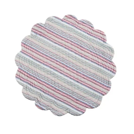 C&F Home Maisie Round Placemats Set of 6, 17" image {3}