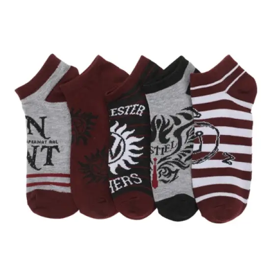 Supernatural Join The Hunt Women's 5-Pair Ankle Socks-OSFA image {6}