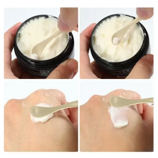 Unique Bargains Hangable Pointed Tail Mini Makeup Cosmetic Spoon 2 Pcs image {4}
