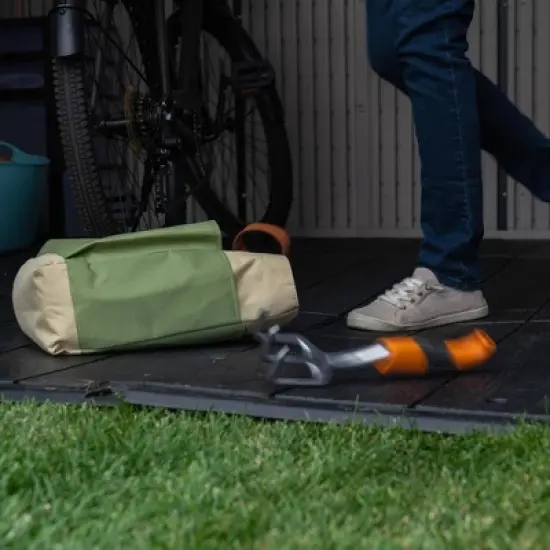 Lifetime 10' x 8' Outdoor Storage Shed Desert Sand: Secure, UV-Protected, Weather-Resistant image {5}