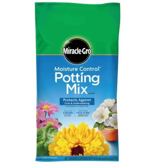 Miracle-Gro Moisture Control Flower and Plant Potting Mix 16 qt image {1}