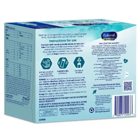 Enfamil EnfaCare Nursettes Ready to Feed Infant Formula Bottles - 2 fl oz/6ct image {8}