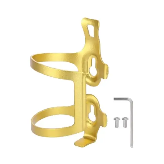 Unique Bargains Single Side Bicycle Water Coffee Drink Cup Bottle Holder Cages Carrier Rack with Wrench  for Mountain Road Bike Motorcycle image {6}