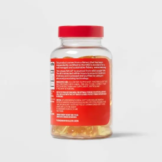 MSC Fish Oil Softgels - 1000mg - 100ct - up&up&trade; image {3}