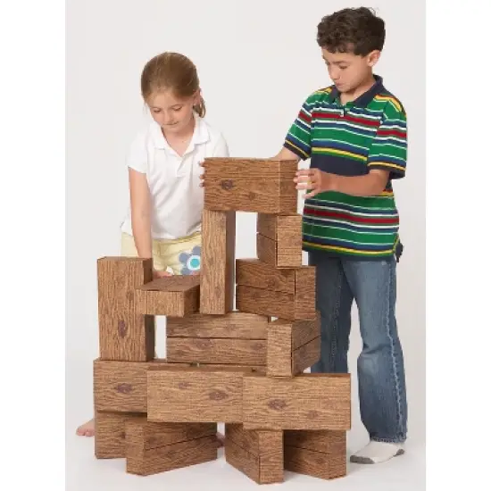 Smart Monkey Toys Giant Timber Blocks, 16 Pieces image {1}
