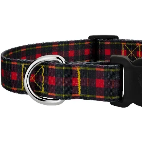 Country Brook Petz Deluxe Buffalo Plaid Dog Collar and Leash image {3}