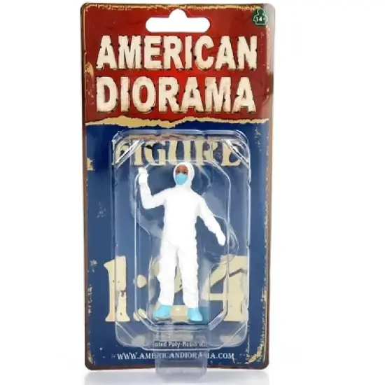 Hazmat Crew Figurine VI for 1/24 Scale Models by American Diorama image {2}