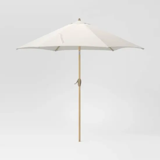 9'x9' Market Patio Umbrella - Light Wood Pole - Threshold&trade; image {22}