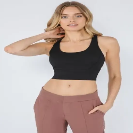 90 Degree By Reflex Womens Lux Racerback Longline Warrior Bra image {3}