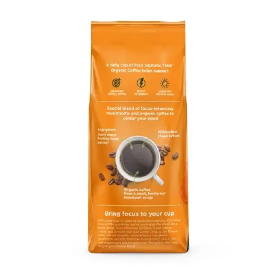 Four Sigmatic Lion's Mane Chaga Mushroom Dark Roast Ground Coffee - 12oz image {1}