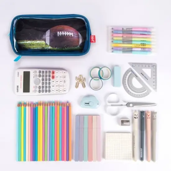 ZIPIT 3 Pocket Pencil Case Pouch image {5}