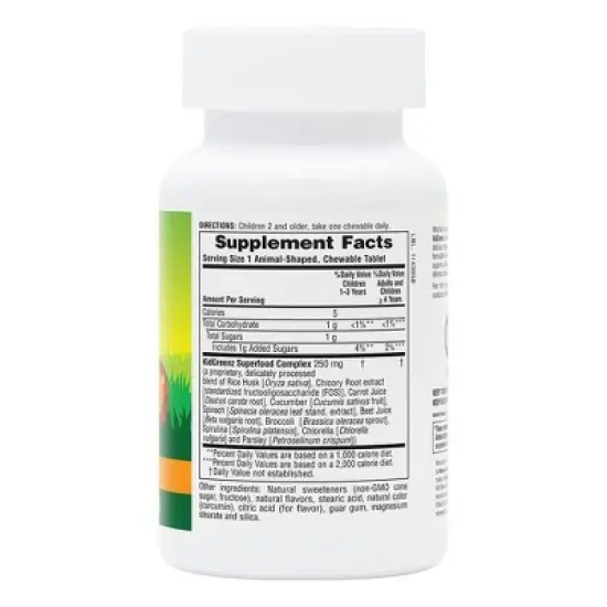 Animal Parade Kidgreenz by Nature's Plus  -  90 Tablet image {2}