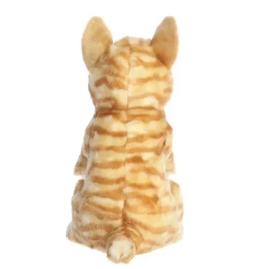 Aurora Medium Sitting Pretty Orange Tabby Kitten Miyoni Adorable Stuffed Animal 10.5" image {3}