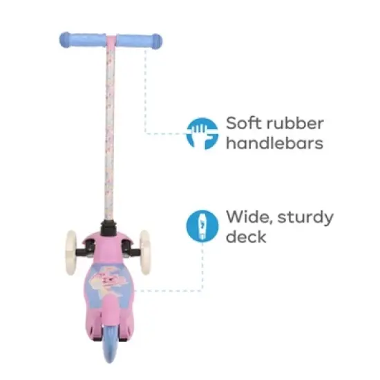 Peppa Pig 3 Wheel Tilt and Turn Light Up Scooter image {3}