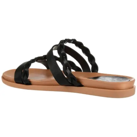 Journee Collection Womens Colette Slide Flat Sandals image {6}