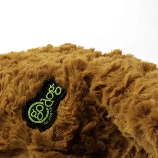 goDog PlayClean Bush Monster Squeaker Plush Pet Toy for Dogs & Puppies image {3}