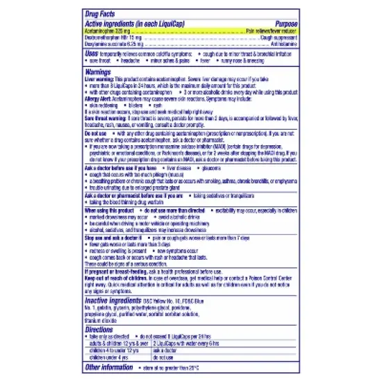 Vicks NyQuil Cold & Flu Medicine LiquiCaps - 24ct image {1}