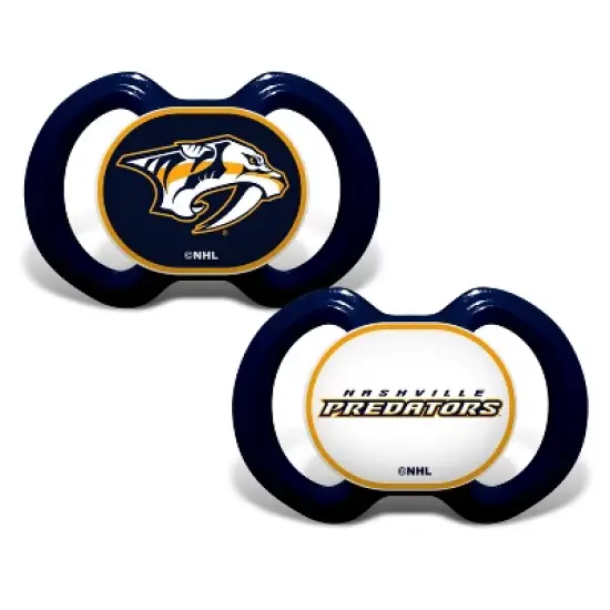 BabyFanatic Officially Licensed Pacifier 2-Pack - NHL Nashville Predators image {1}
