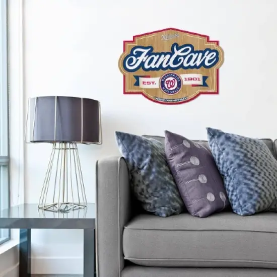 MLB Washington Nationals Fan Cave Sign image {1}