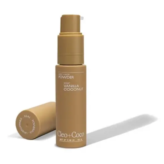 cleo+coco. Body and Hair Antiperspirants and Deodorant - Powder Coconut Vanilla - 0.88oz image {4}