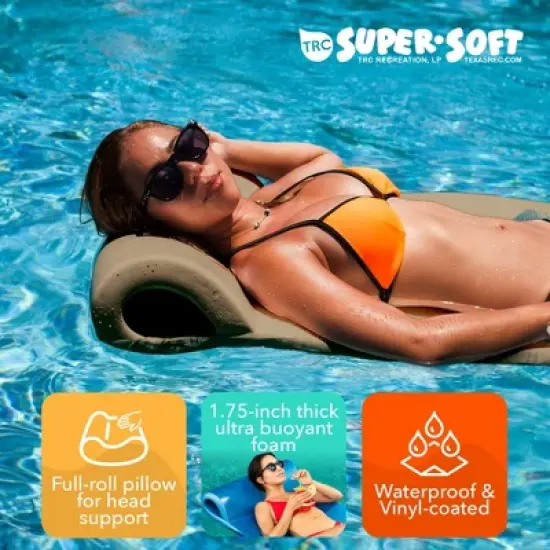TRC Recreation Sunsation 1.75" Thick Foam Lounger Swimming Pool Float image {5}