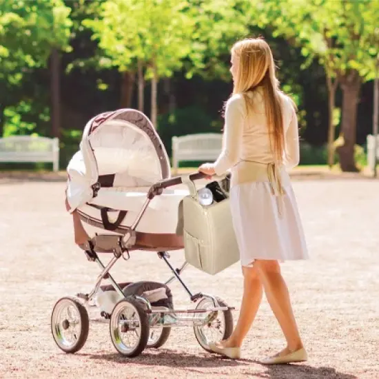 Lulyboo Diaper Bag/Changing Station with Removable Stroller Cady image {11}