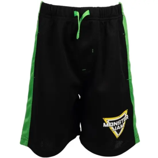 Monster Jam Graphic T-Shirt Tank Top Mesh Shorts 3 Piece Outfit Set  image {4}