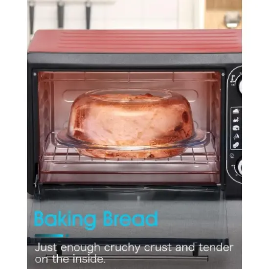 Itopfox Oval Glass Casserole Dish with Lid, Microwave & Oven Safe Bakeware, Covered Glass Dish for Baking & Cooking, 3.5L Capacity image {5}