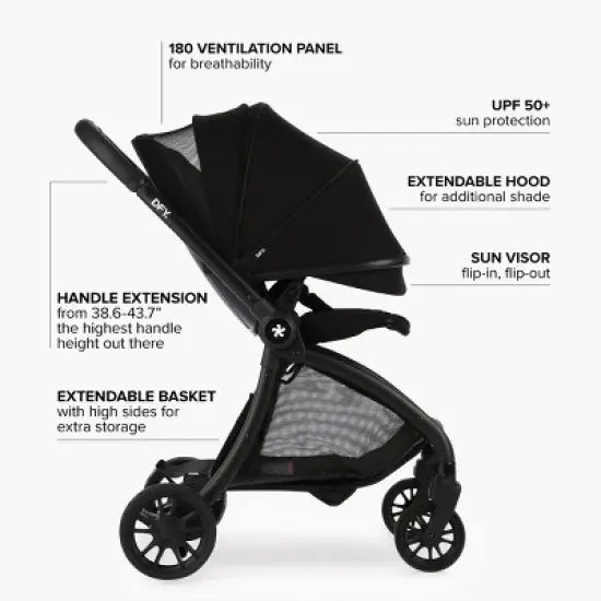 DFY R1 Stroller - Black image {6}